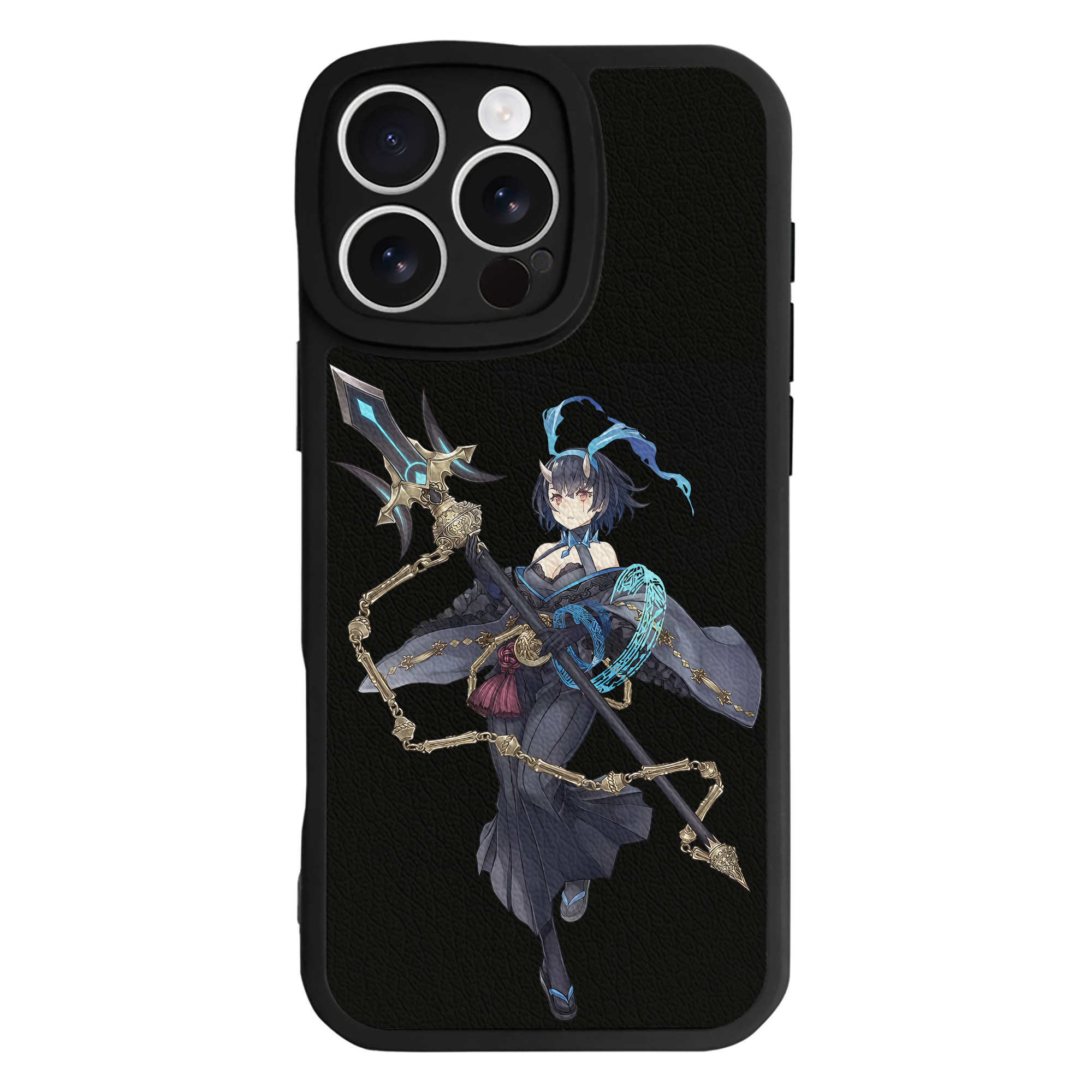 （画像用） 転スラ Regarding Reincarnated to Slime 【iPhone 16シリーズ対応】シリコンスマホケース（レザー調） 材質：シリコン